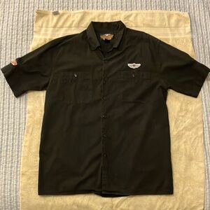 Harley 100th anniversary 2003 button down shirt, men’s medium